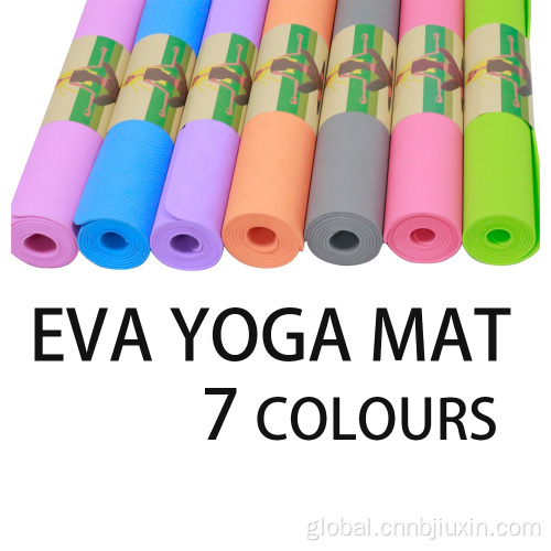 Colorful Eva 3mm Customized Yoga Mats eva foam 0.4cm eco friendly yoga mat Pilates fitness Factory